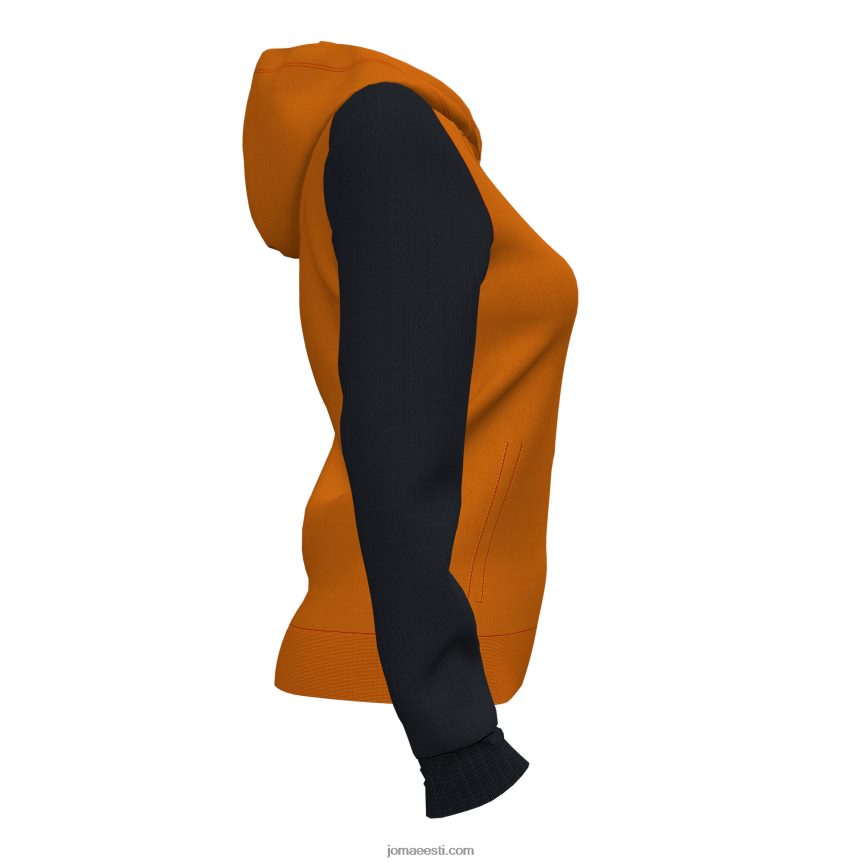 naised kapuutsiga jope akadeemia iv DJNBH3680 oranž must Joma