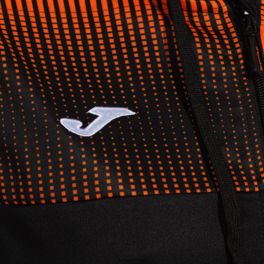 naised kapuutsiga jope öko supernova DJNBH2216 must oranž Joma