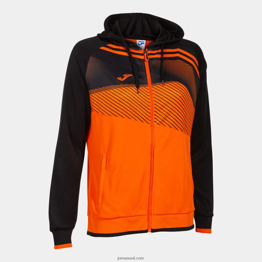 naised kapuutsiga jope supernova ii DJNBH2055 oranž must Joma
