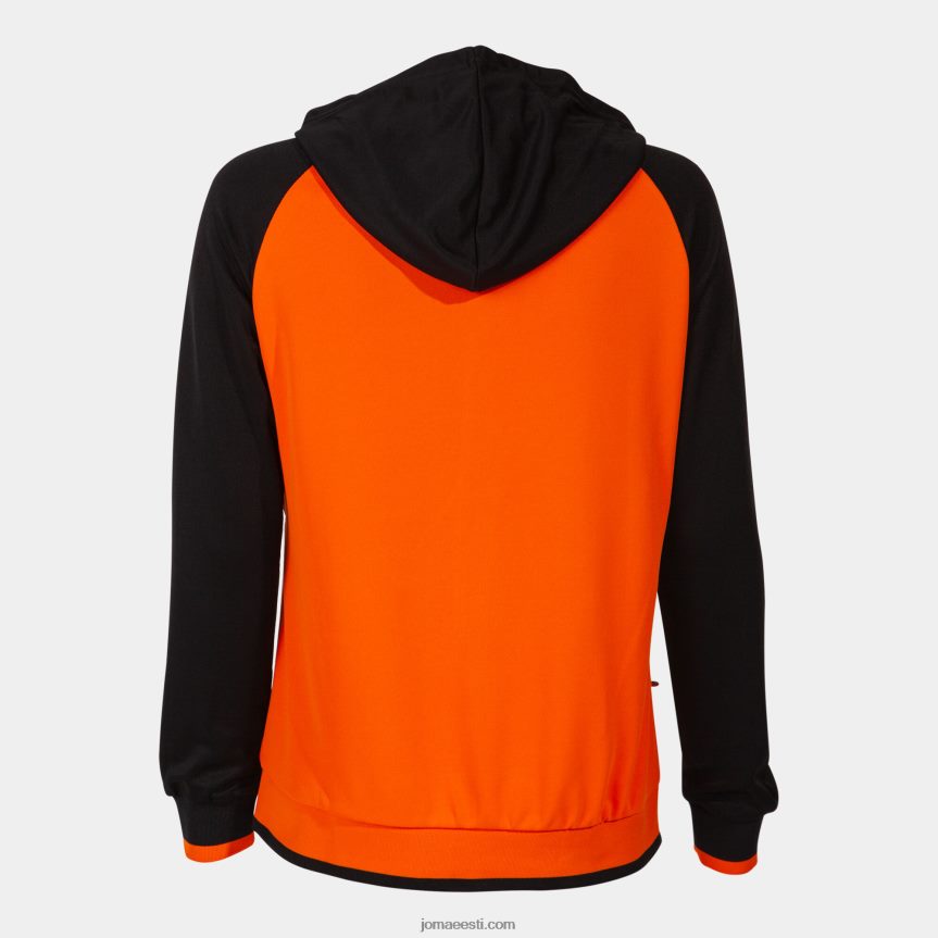 naised kapuutsiga jope supernova ii DJNBH2055 oranž must Joma
