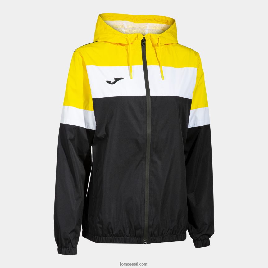 naised vihmajope meeskond iv DJNBH2310 must kollane valge Joma