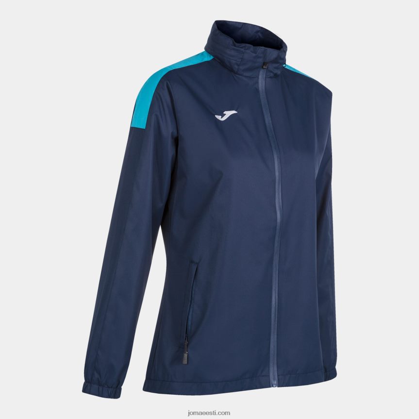 naised vihmajope trivor DJNBH3896 tumesinine fluorestseeruv türkiissinine Joma