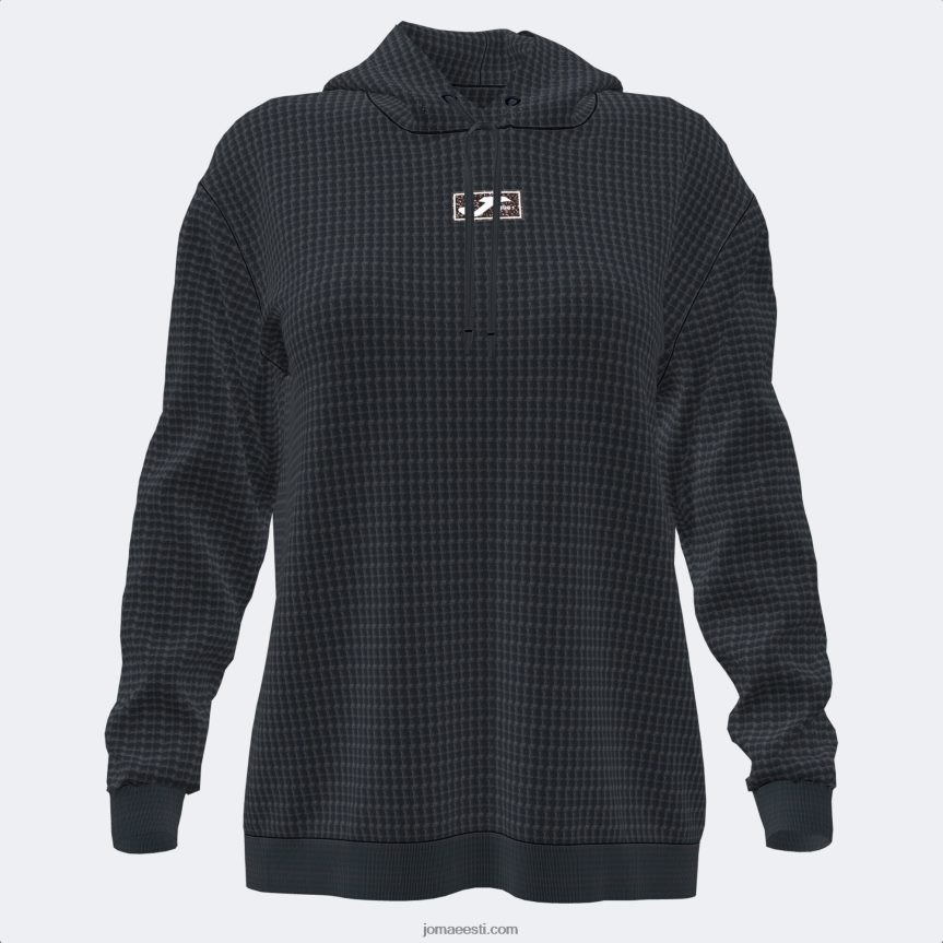 naised kapuutsiga kampsun daphne DJNBH3721 must Joma