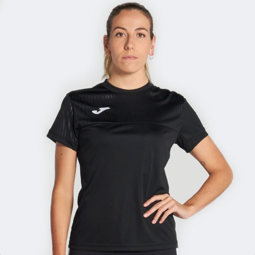 naised lühikeste varrukatega särk montreal DJNBH2440 must Joma