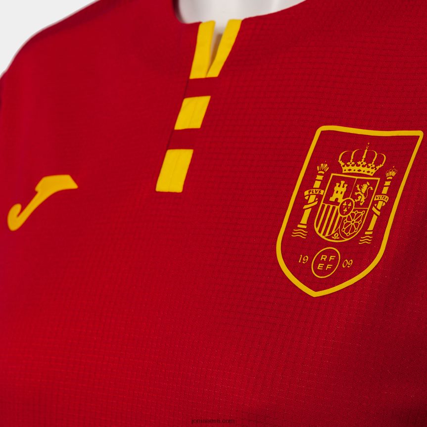 naised särk lühikeste varrukatega 1. vorm hispaania futsali valik DJNBH3974 punane Joma