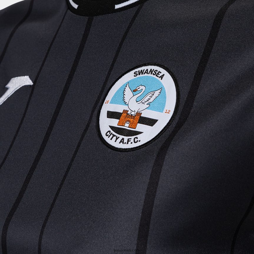 naised särk lühikeste varrukatega 3. vorm swansea 22/23 DJNBH3914 tumehall Joma