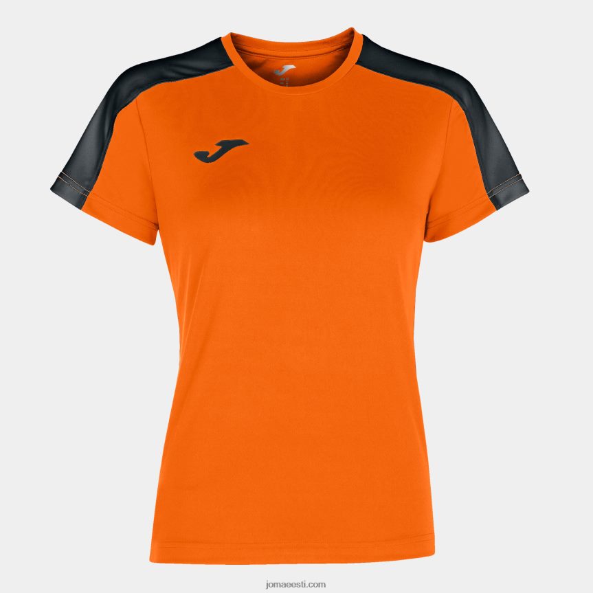 naised särk lühikeste varrukatega akadeemia iii DJNBH1887 oranž must Joma