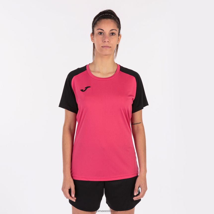 naised särk lühikeste varrukatega akadeemia iv DJNBH2112 fuksia must Joma