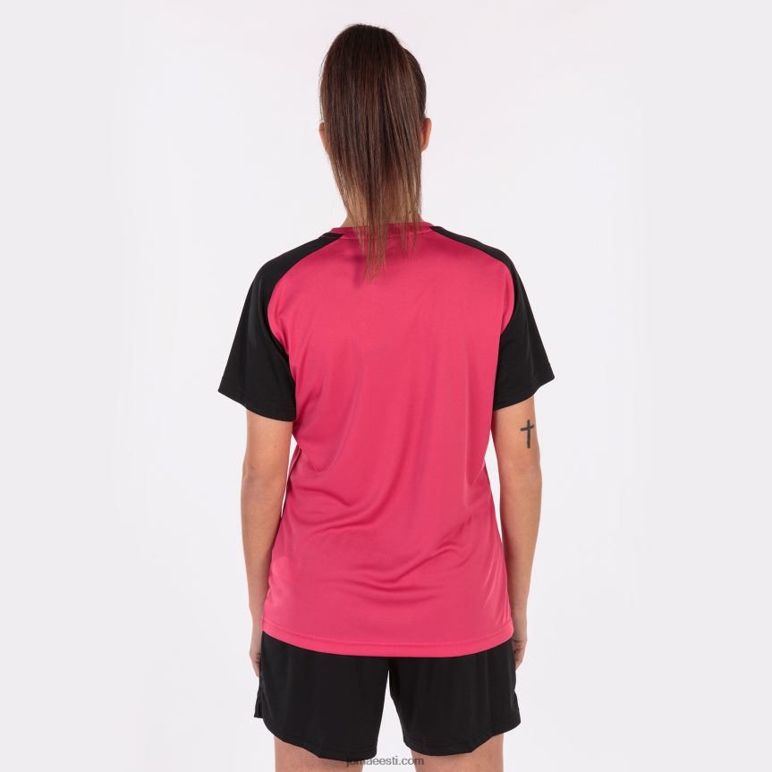 naised särk lühikeste varrukatega akadeemia iv DJNBH2112 fuksia must Joma