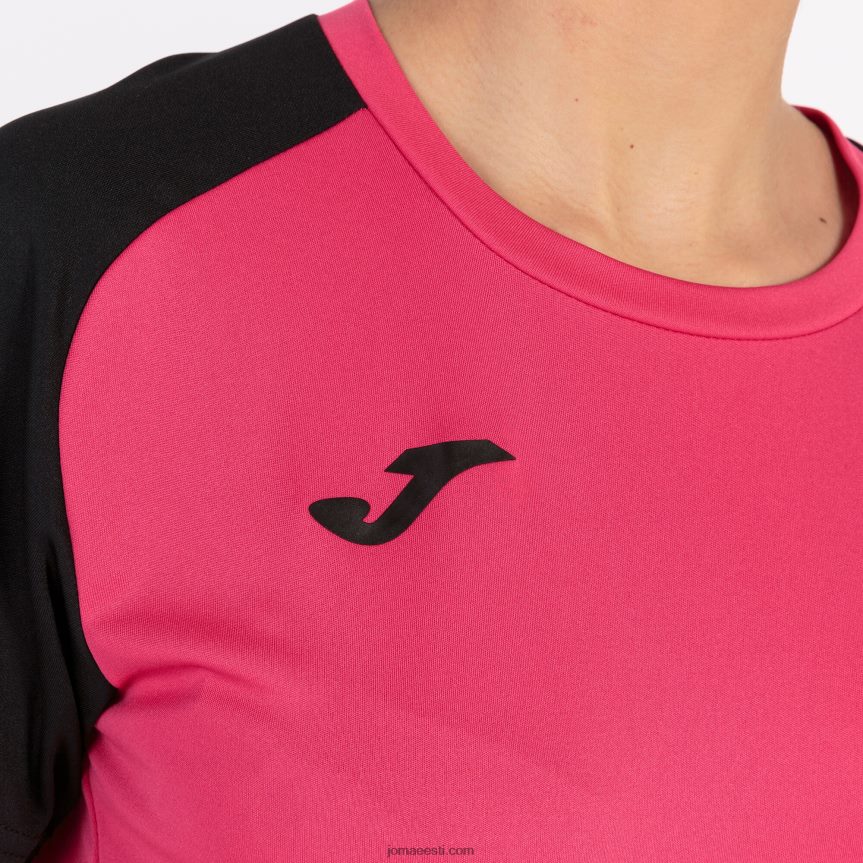 naised särk lühikeste varrukatega akadeemia iv DJNBH2112 fuksia must Joma