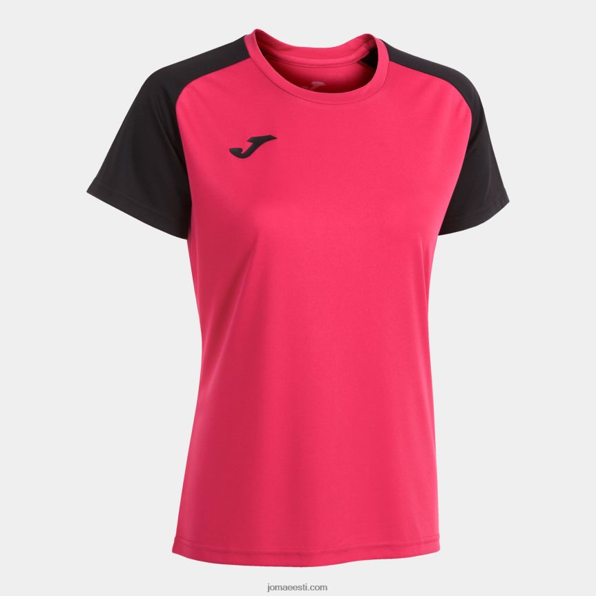 naised särk lühikeste varrukatega akadeemia iv DJNBH2112 fuksia must Joma