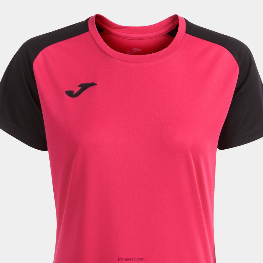 naised särk lühikeste varrukatega akadeemia iv DJNBH2112 fuksia must Joma