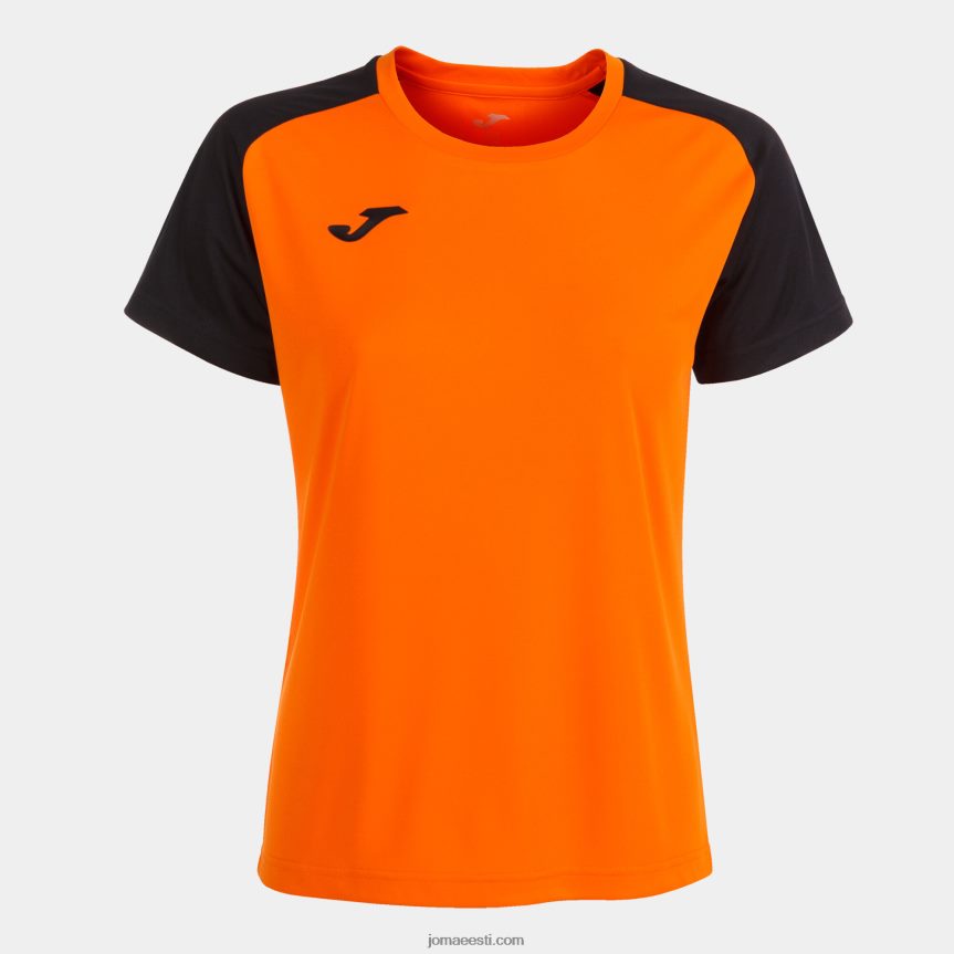 naised särk lühikeste varrukatega akadeemia iv DJNBH2369 oranž must Joma