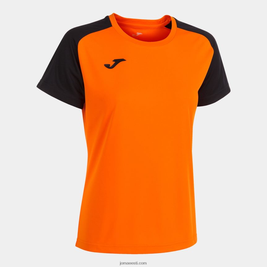 naised särk lühikeste varrukatega akadeemia iv DJNBH2369 oranž must Joma
