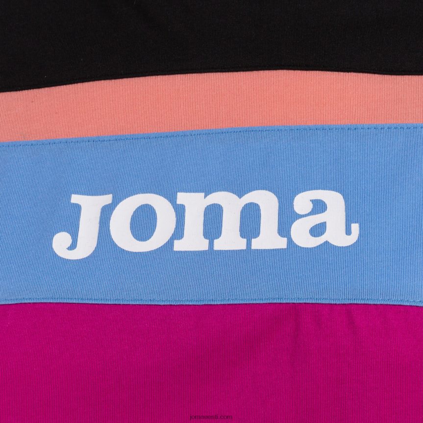 naised särk lühikeste varrukatega california DJNBH2244 fuksia must Joma