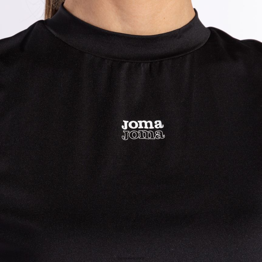 naised särk lühikeste varrukatega daphne DJNBH1579 must Joma