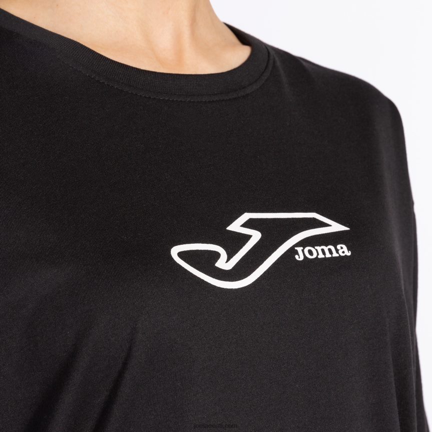 naised särk lühikeste varrukatega daphne DJNBH3725 must Joma