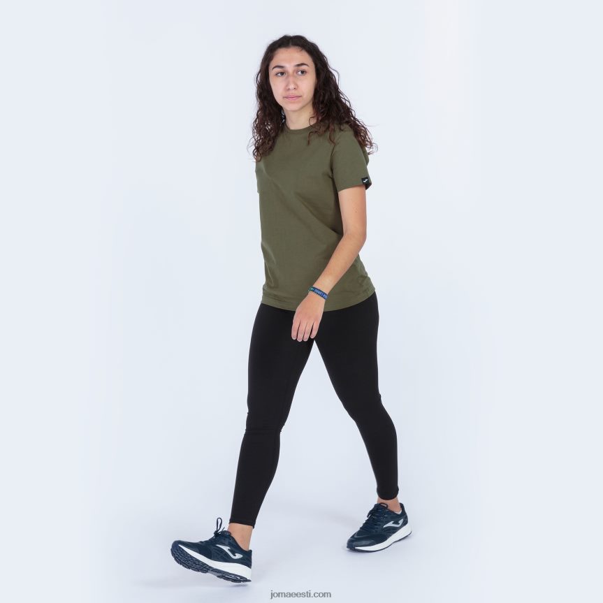 naised särk lühikeste varrukatega desert DJNBH1871 khaki Joma