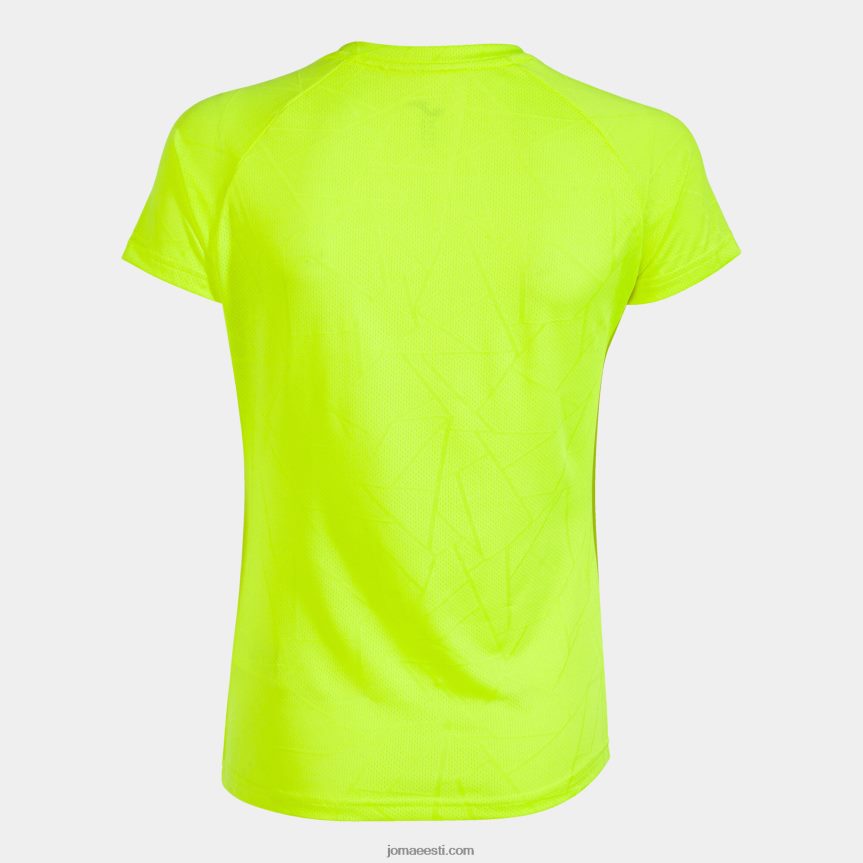 naised särk lühikeste varrukatega eliit ix DJNBH3713 fluorestseeruv kollane Joma