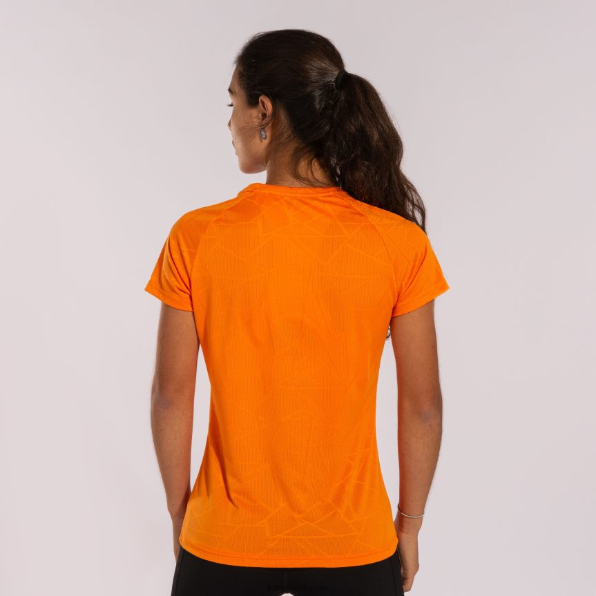 naised särk lühikeste varrukatega eliit ix DJNBH3862 oranž Joma