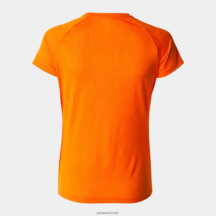 naised särk lühikeste varrukatega eliit ix DJNBH3862 oranž Joma