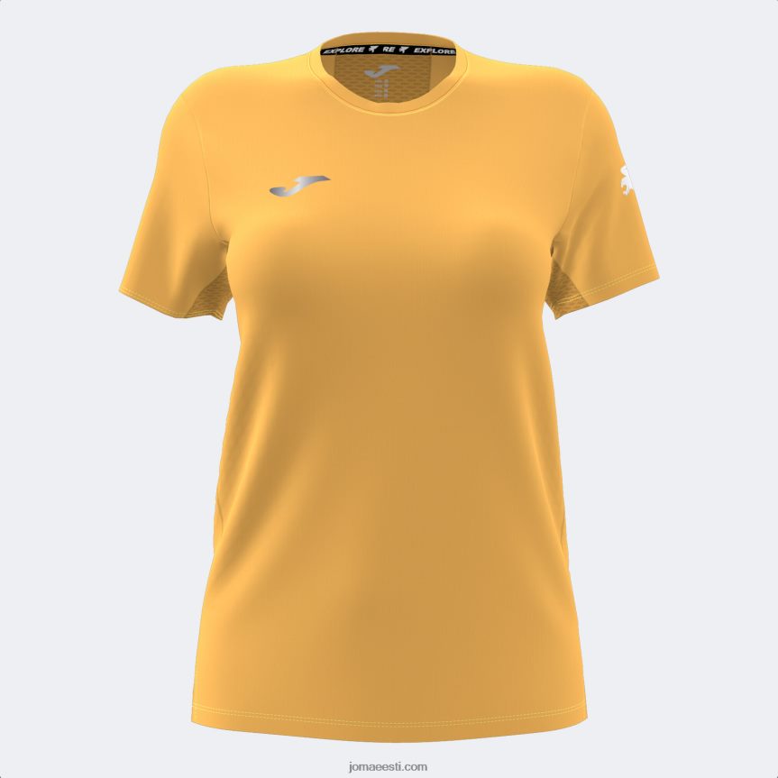 naised särk lühikeste varrukatega explorer DJNBH1777 oranž Joma
