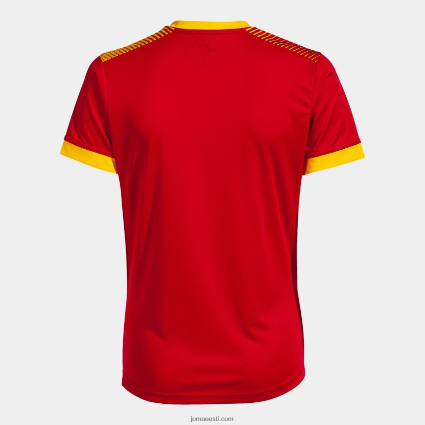 naised särk lühikeste varrukatega öko supernova DJNBH1602 punane kollane Joma