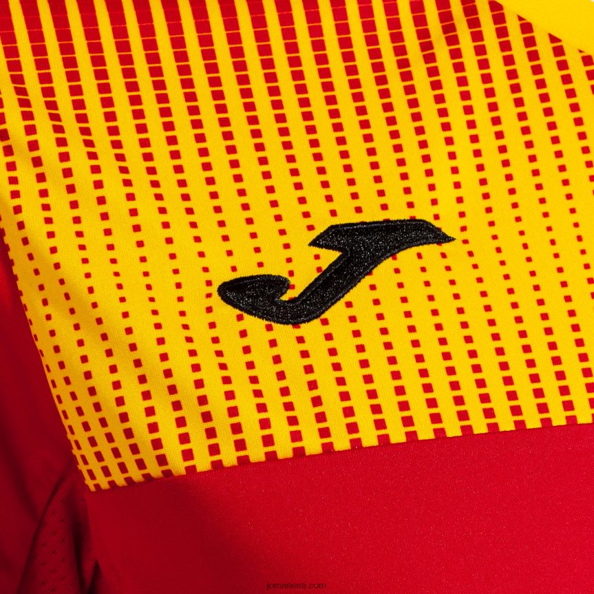 naised särk lühikeste varrukatega öko supernova DJNBH1602 punane kollane Joma