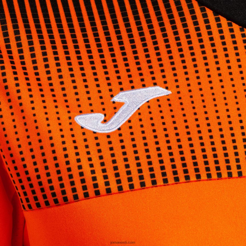 naised särk lühikeste varrukatega öko supernova DJNBH2171 oranž must Joma