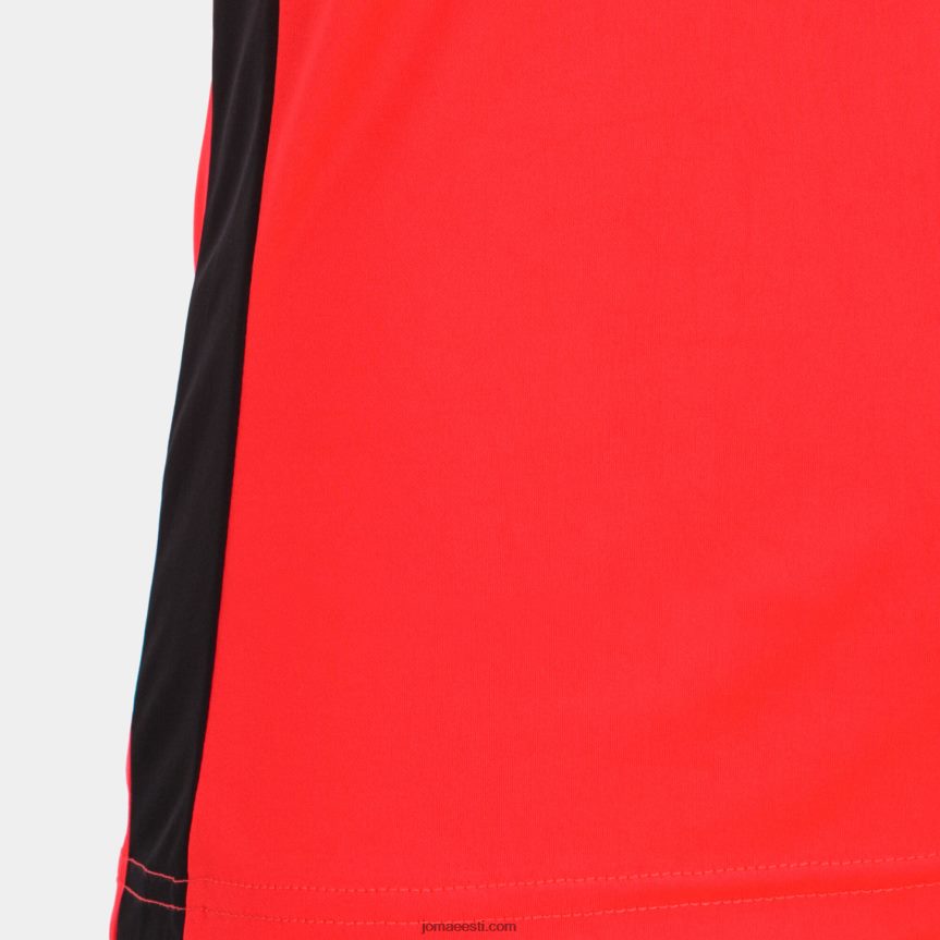 naised särk lühikeste varrukatega rekord ii DJNBH2012 fluorestseeruv korallimust Joma