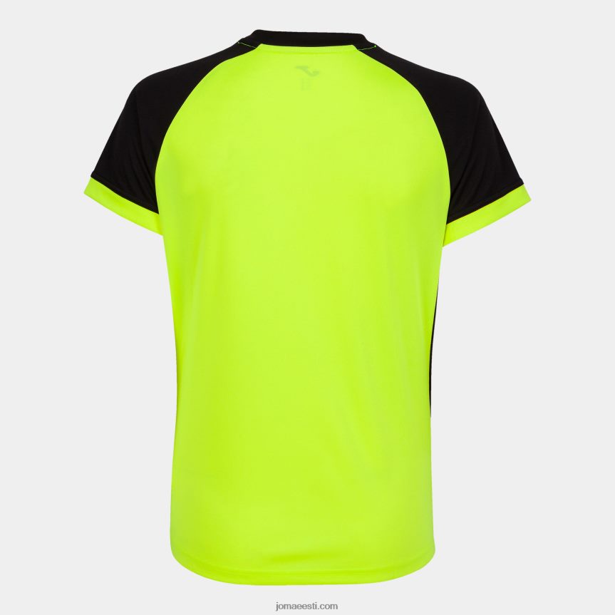 naised särk lühikeste varrukatega supernova ii DJNBH1627 fluorestseeruv kollane must Joma