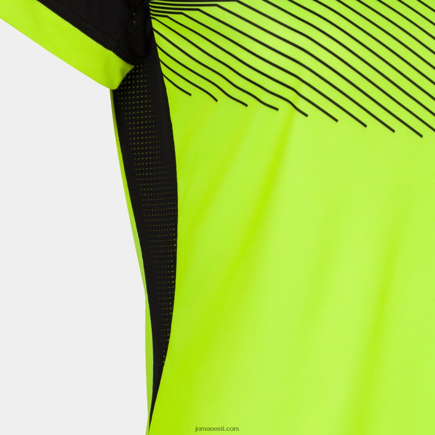 naised särk lühikeste varrukatega supernova ii DJNBH1627 fluorestseeruv kollane must Joma