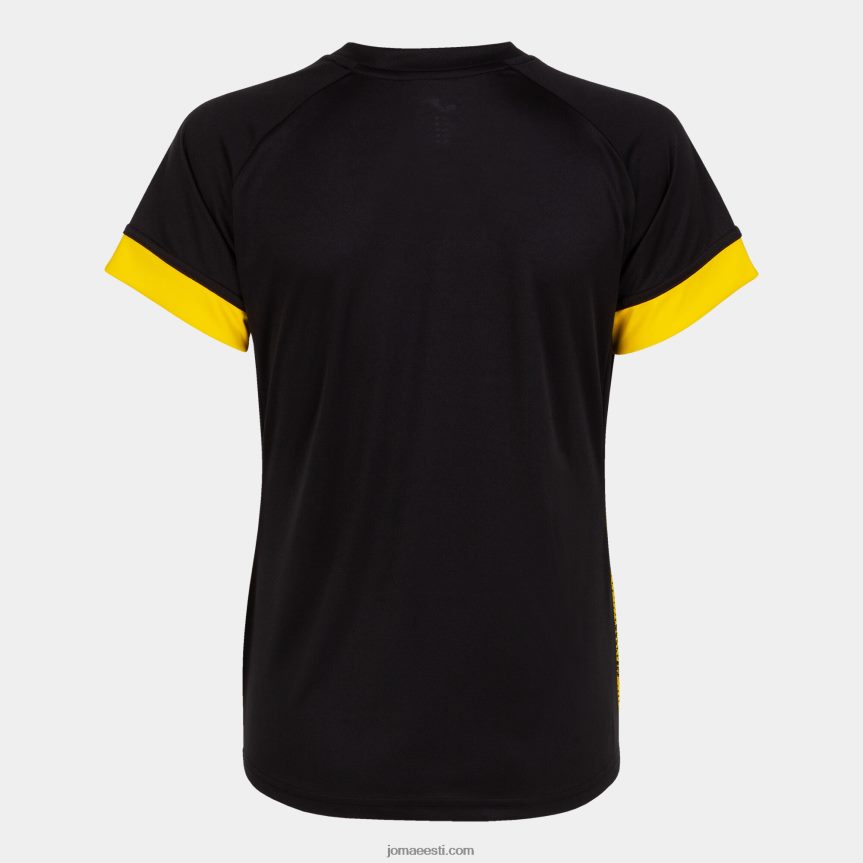 naised särk lühikeste varrukatega supernova iii DJNBH2200 must kollane Joma