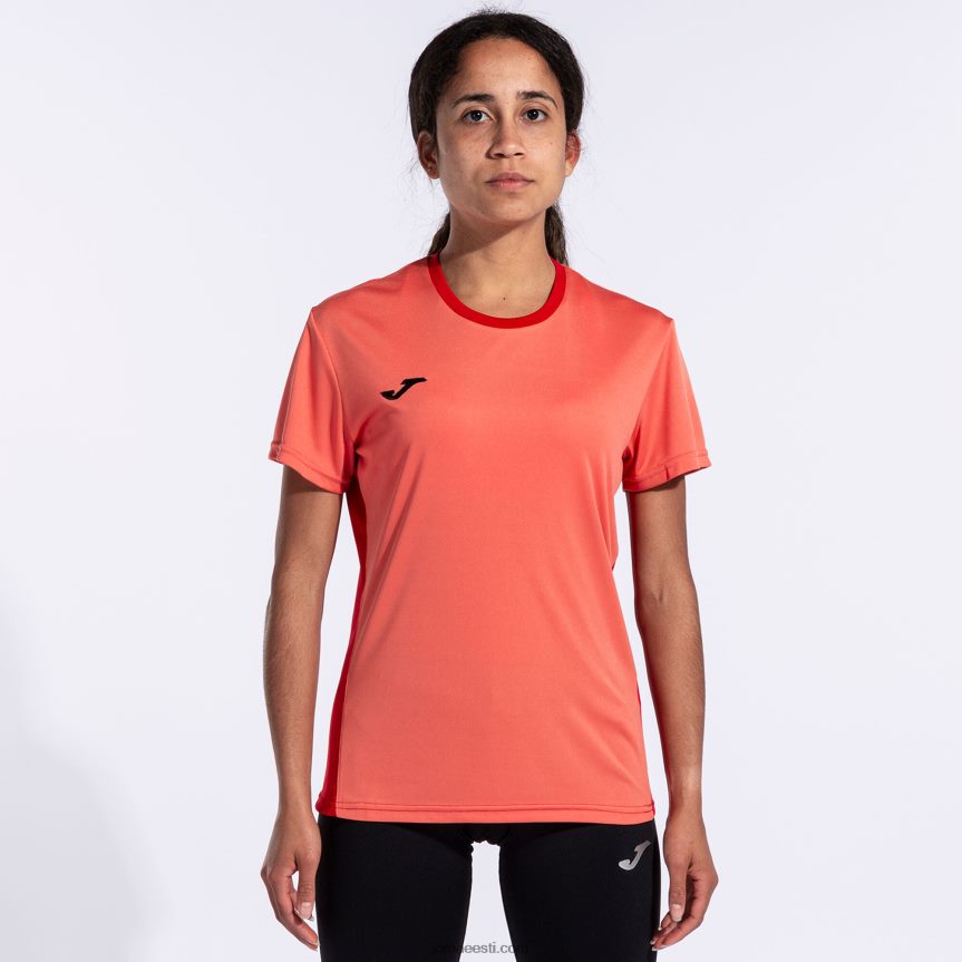 naised särk lühikeste varrukatega võitja ii DJNBH2194 fluorestseeruv oranž Joma