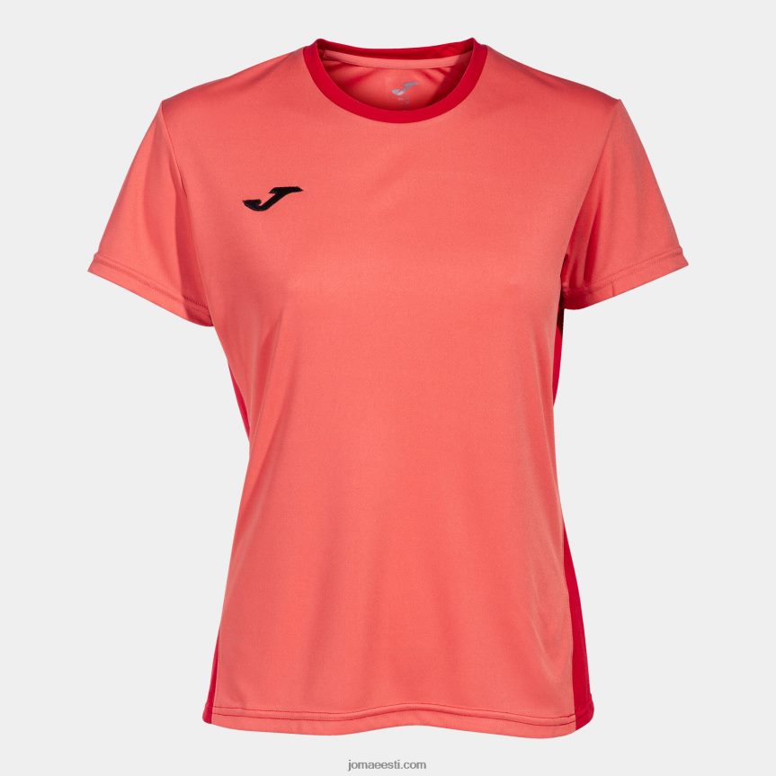 naised särk lühikeste varrukatega võitja ii DJNBH2194 fluorestseeruv oranž Joma
