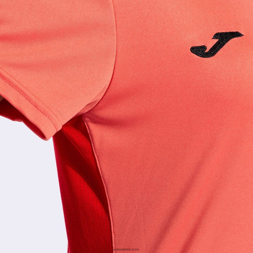 naised särk lühikeste varrukatega võitja ii DJNBH2194 fluorestseeruv oranž Joma