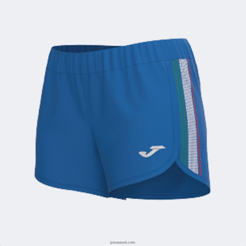 naised lühikesed püksid Itaalia tennise- ja padeliliit DJNBH1660 sügavsinine Joma