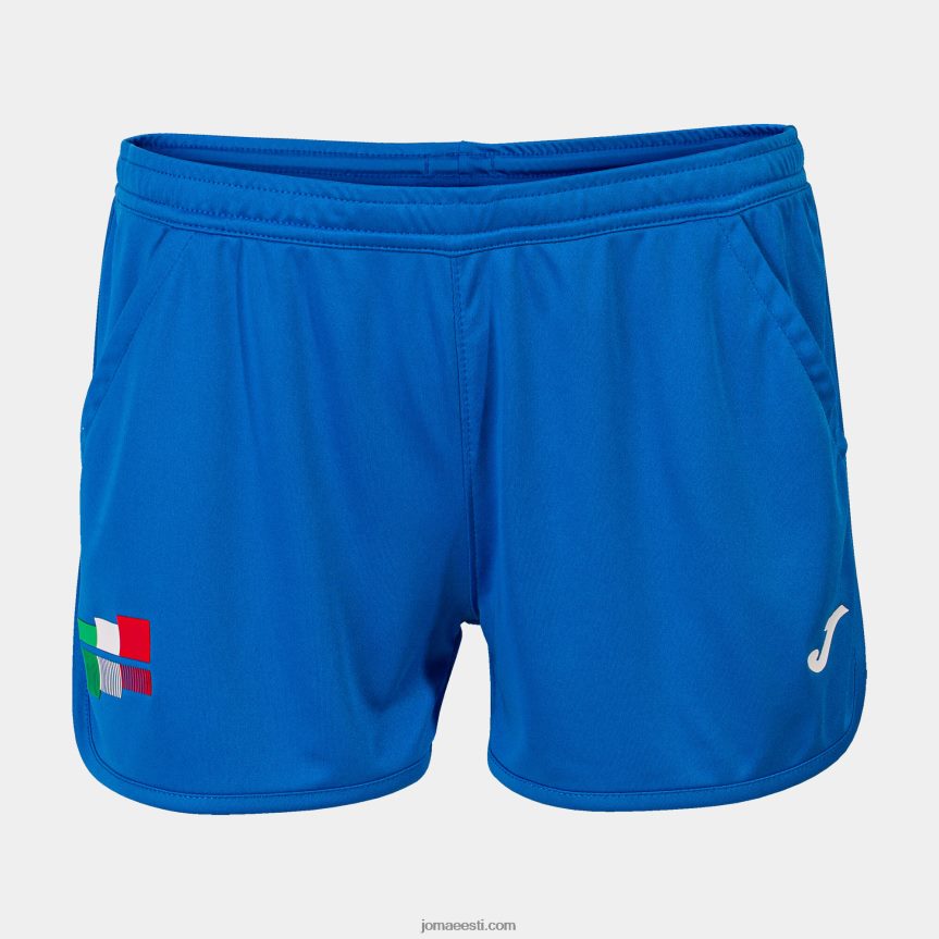 naised lühikesed püksid Itaalia tenniseliit DJNBH2059 sügavsinine Joma