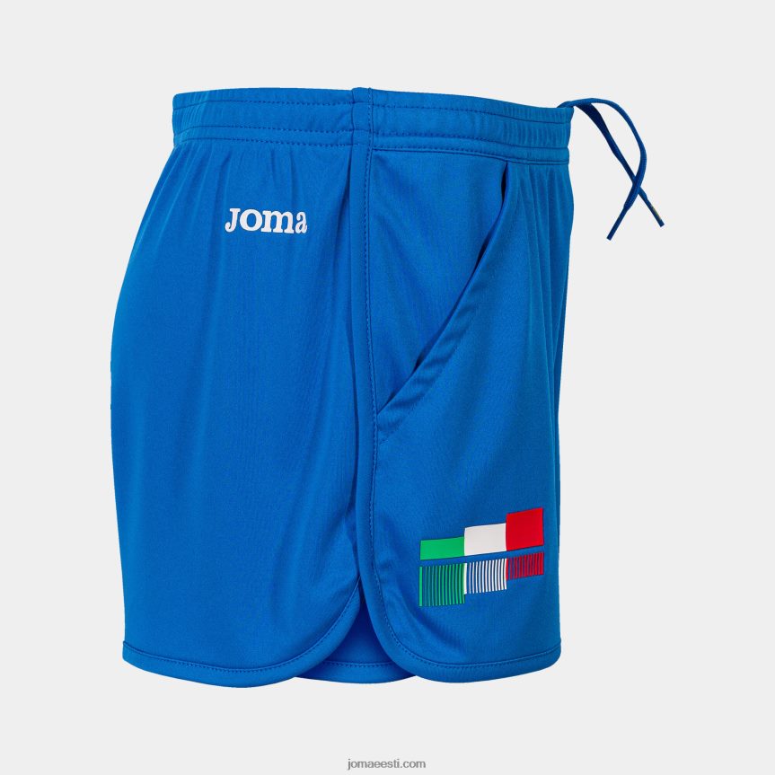 naised lühikesed püksid Itaalia tenniseliit DJNBH2059 sügavsinine Joma
