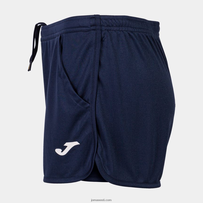 naised lühikesed püksid Itaalia tenniseliit DJNBH2307 mereväe sinine Joma