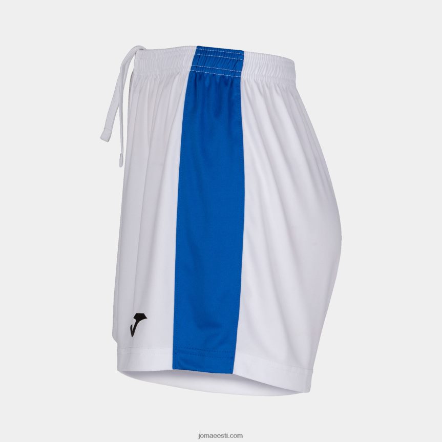 naised lühikesed püksid maxi DJNBH3639 valge kuninglik sinine Joma