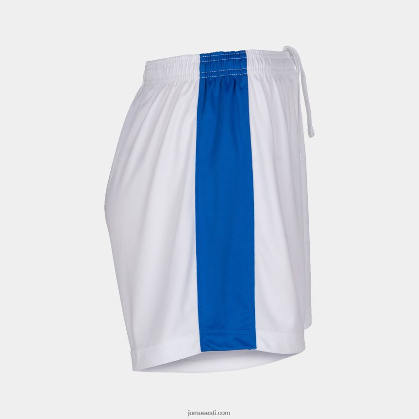 naised lühikesed püksid maxi DJNBH3639 valge kuninglik sinine Joma