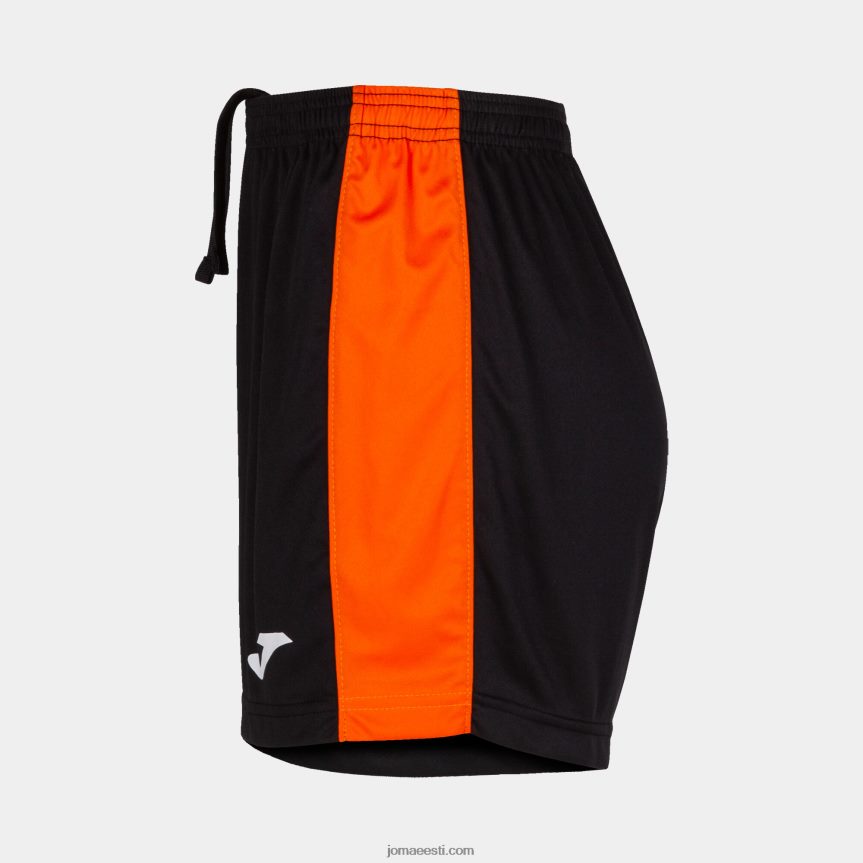 naised lühikesed püksid maxi DJNBH3817 must oranž Joma