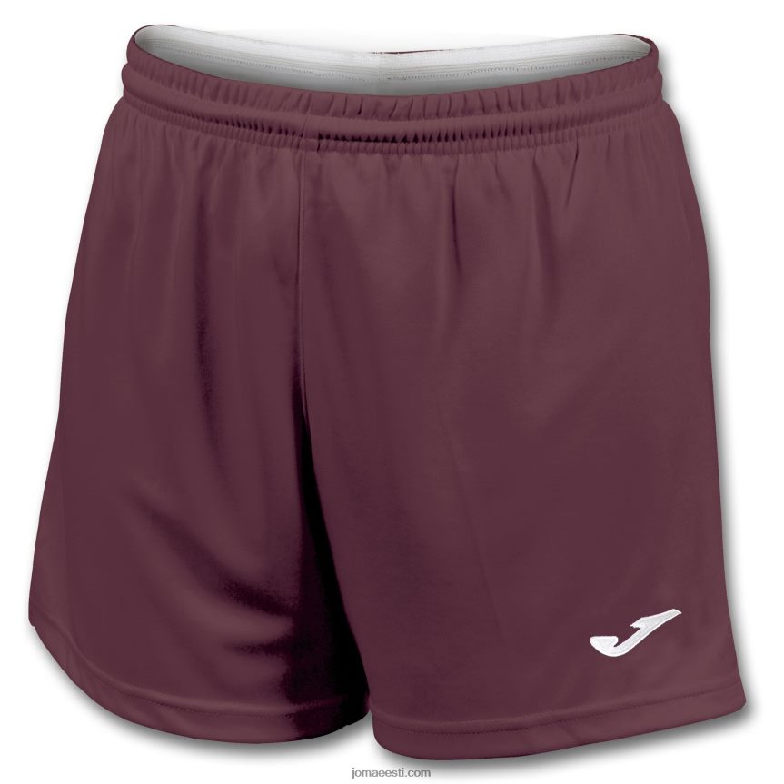 naised lühikesed püksid paris ii DJNBH2193 Burgundia Joma