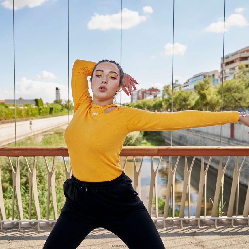 naised pikkade varrukatega särk daphne DJNBH2048 oranž Joma