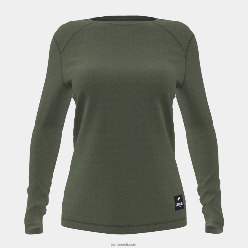 naised pikkade varrukatega särk explorer DJNBH1848 khaki Joma