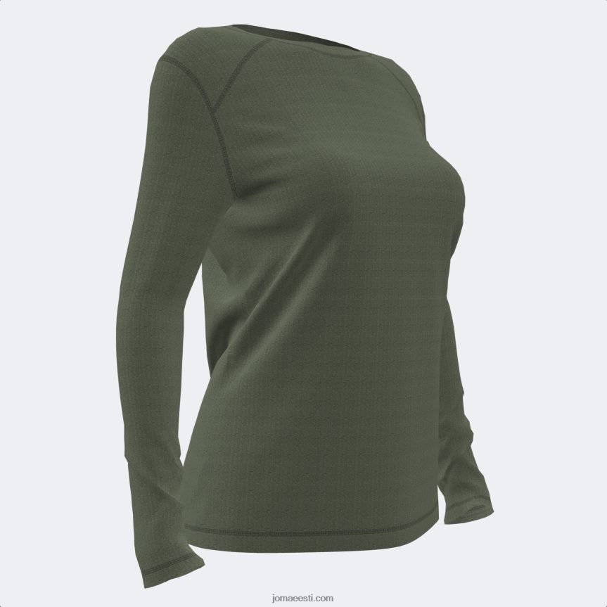 naised pikkade varrukatega särk explorer DJNBH1848 khaki Joma