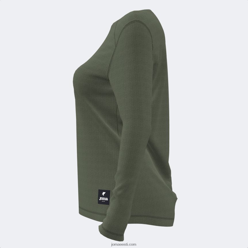 naised pikkade varrukatega särk explorer DJNBH1848 khaki Joma