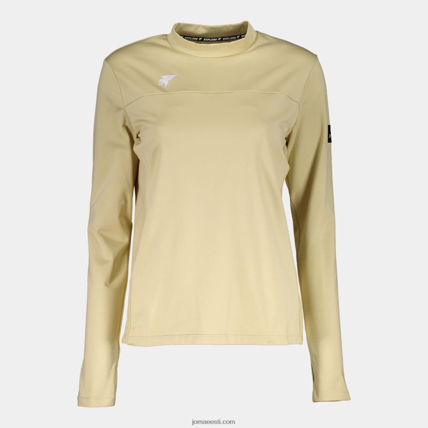 naised pikkade varrukatega särk explorer DJNBH2252 beež Joma