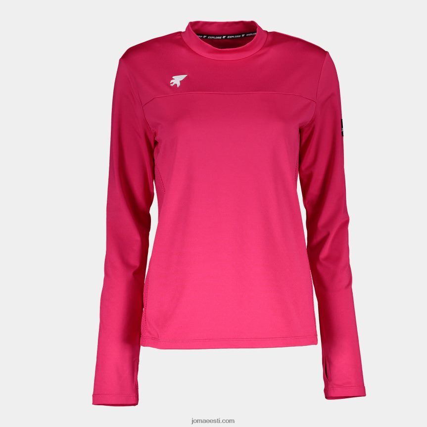 naised pikkade varrukatega särk explorer DJNBH3872 fuksia Joma